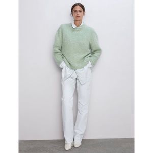Zara Mint Green Wool Sweater